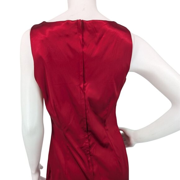 Vintage My Michelle Mini Dress Women Size 13/14 Satin Butterfly HOCO Y2K USA 90s - Picture 7 of 9